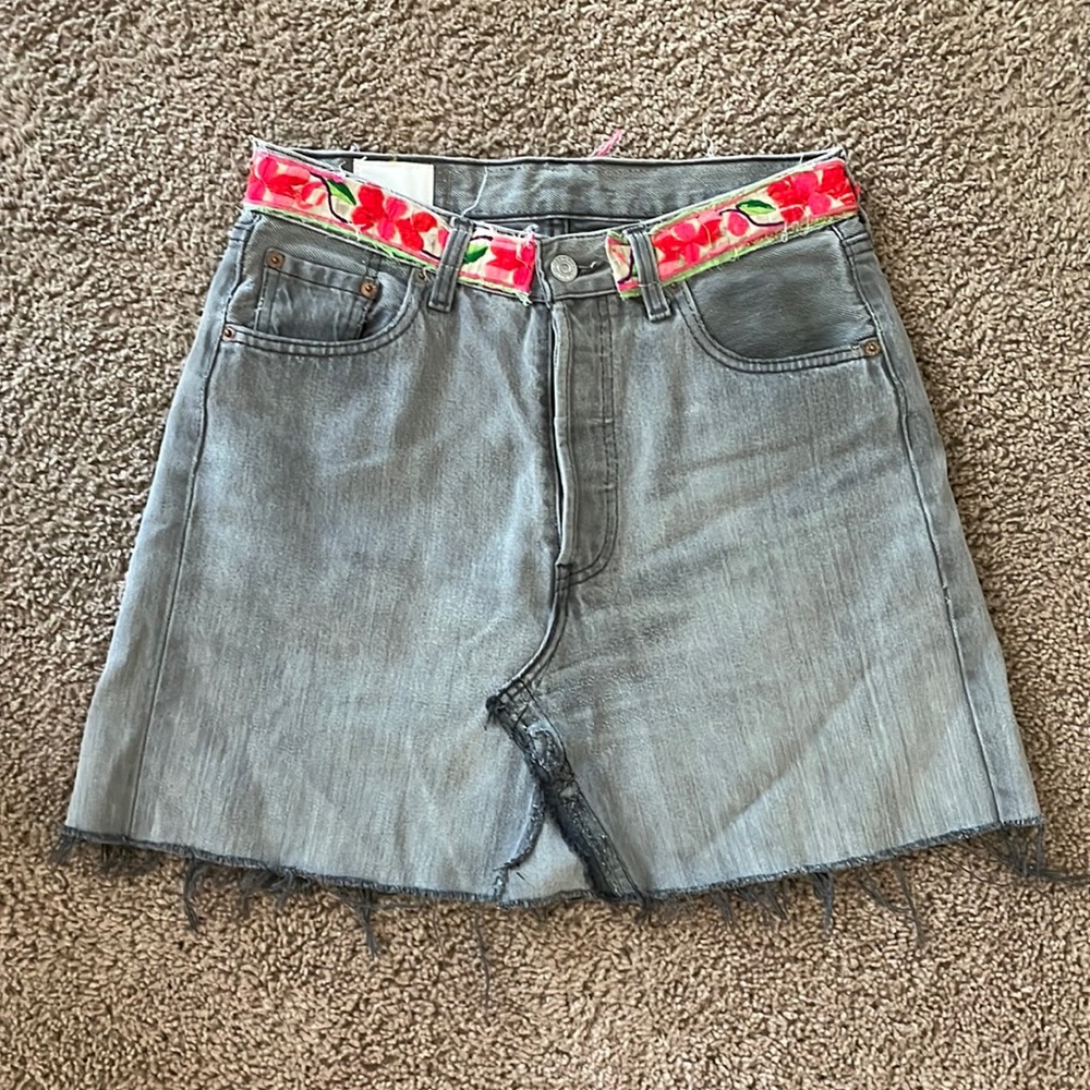 Tricia Fix Up cycled Denim Skirt
